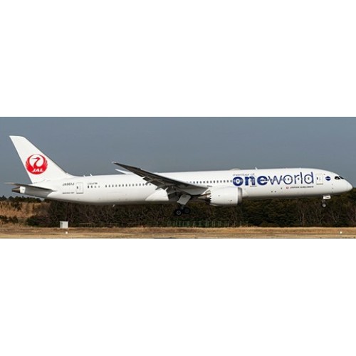 JCSA4006 - 1/400 JAPAN AIRLINES BOEING 787-9 DREAMLINER ONEWORLD LIVERY REG: JA861J WITH ANTENNA