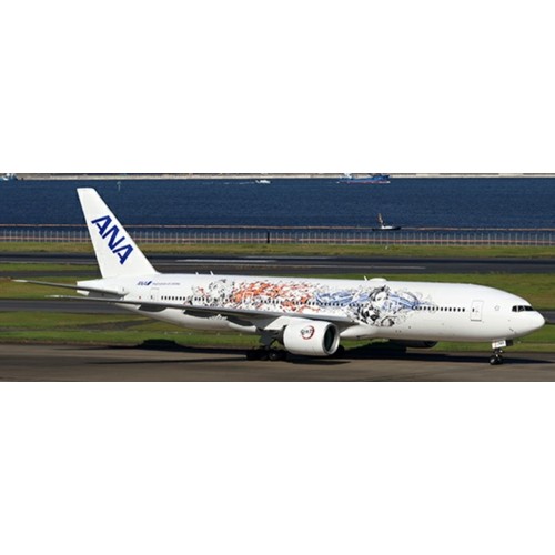 JCSA4015 - 1/400 ALL NIPPON AIRWAYS BOEING 777-200 ER 'DEMON SLAYER: KIMETSU NO YAIBA LIVERY' REG JA745A WITH ANTENNA