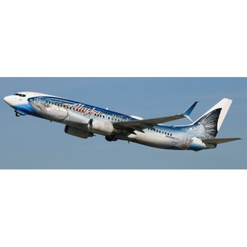 JCSA4026 - 1/400 ALASKA AIRLINES BOEING 737-800 SALMON THIRTY SALMON REG: N559AS WITH ANTENNA