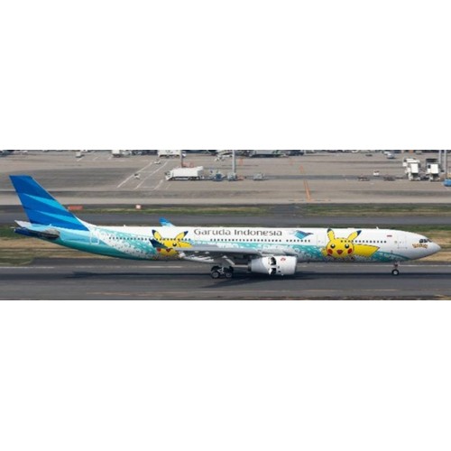 JCSA4096 - 1/400 GARUDA INDONESIA AIRBUS A330-300 PIKACHU REG: PK-GPY WITH ANTENNA