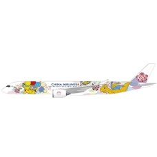 JCSA4123A - 1/400 CHINA AIRLINES AIRBUS A350-900XWB PIKACHU JET REG: B-18916 FLAPS DOWN WITH ANTENNA