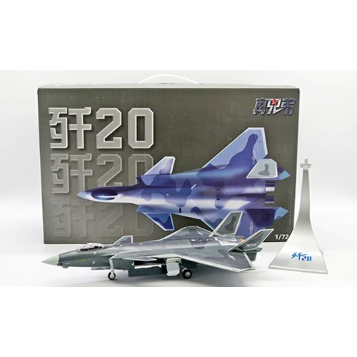 JCW2007201 - 1/72 PEOPLES LIBERATION ARMY AIR FORCE CHENGDU J-20 REG 78233 WITH STAND