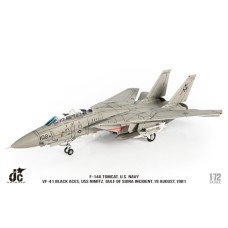 JCW72F14017 - 1/72 F-14A TOMCAT U.S. NAVY VF-41 BLACK ACES, USS NIMITZ, GULF OF SIDRA INCIDENT,19 AUGUST,1981