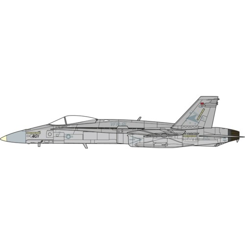 JCW72F18025 - 1/72 F/A-18C HORNET U.S. NAVY VFA-81 SUNLINERS, DESERT STORM, 1991