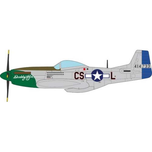 JCW72P51003 - 1/72 P-51D MUSTANG RAYMOND S.WETMORE US ARMY AIR FORCE 370TH FS, 359TH FG, 8TH AF, 1945