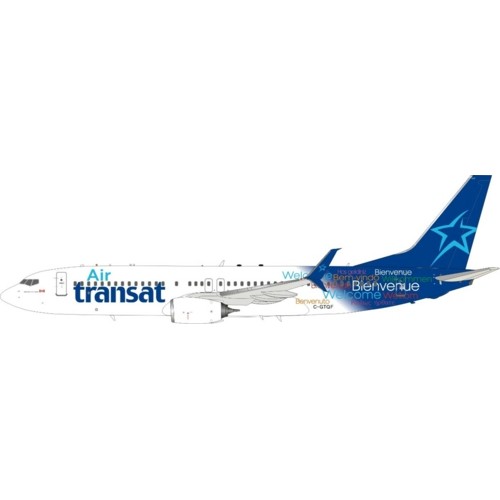 JF7378028 - 1/200 737-8Q8 AIR TRANSAT C-GTQF WITH STAND