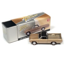 JLCT009B-3 - 1/64 JL COLLECTOR TIN ASSORTMENT 2022 RELEASE 1 VERSION B - 1967 CHEVROLET EL CAMINO GRANDAD GOLD WITH FLAT BLACK ROOF