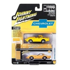 JLCT011B-1 - 1/64 1979 CHEVY CORVETTE YELLOW WITH TIN