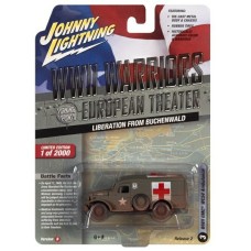 JLML008B-3 - 1/64 JOHNNY LIGHTNING GREATEST GENERATION 2022 RELEASE 2B DODGE WC54 AMBULANCE LIBERATION OF BUCHENWALD