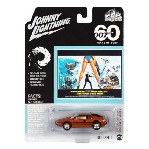 JLPC006-2 - 1/64 JOHNNY LIGHTNING POP CULTURE - RELEASE 1 2022 - JAMES BOND 1980 LOTUS TURBO ESPRIT COPPER FIRE METALLIC