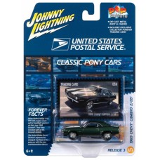 JLPC013-5 - 1/64 USPS - 1969 CHEVROLET CAMARO Z/28 FOREST GREEN