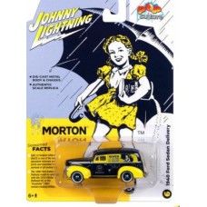 JLPC013-6 - 1/64 MORTON SALT - 1940 FORD SEDAN DELIVERY DARK BLUE/YELLOW