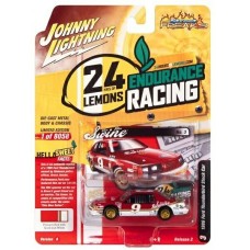 JLSF024A-3 - 1/64 JOHNNY LIGHTNING STREET FREAKS RELEASE 2 2022 A 1986 FORD THUNDERBIRD STOCK CAR RED (24 HOURS OF LEMONS)