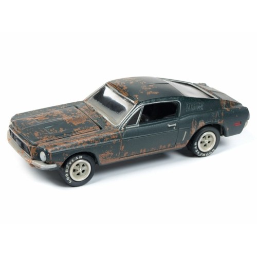 JLSP059 - 1/64 BARN PIKE'S PEAK W/1968 FORD MUSTANG RUSTY