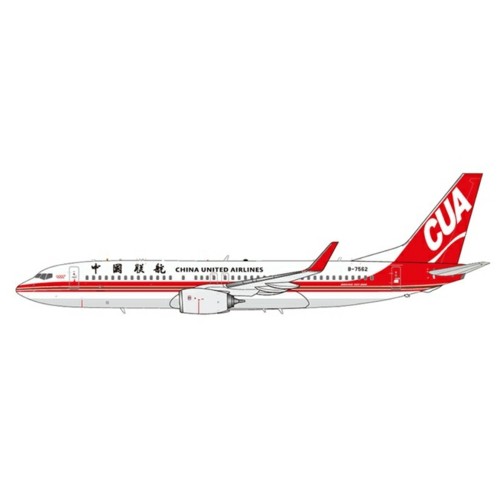 KJB738057 - 1/200 CHINA UNITED AIRLINES BOEING 737-89P B-7562