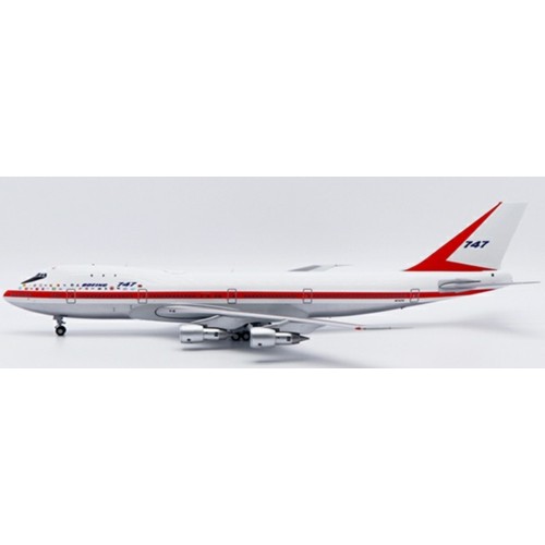 KJB741157 - 1/200 BOEING HOUSE COLOUR 747-100 CITY OF EVERETT POLISHED REG: N7470 WITH STAND
