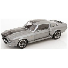 KKDC120171 - 1/12 FORD MUSTANG SHELBY GT500 - GREY METALLIC / BLACK STRIPES - ELEANOR 1967 (GONE IN 60 SECONDS)
