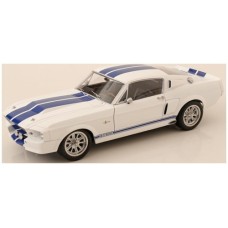 KKDC120172 - 1/12 FORD MUSTANG SHELBY GT500 - WHITE/BLUE ELEANOR 1967