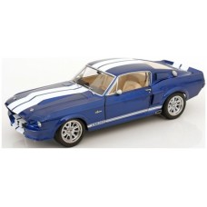 KKDC120174 - 1/12 FORD MUSTANG SHELBY GT500 - BLUE METALLIC WHITE ELEANOR 1967