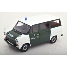 KKDC180466 - 1/18 FORD TRANSIT BUS 1965-1970 POLIZEI HAMBURG GERMANY DARK GREEN/WHITE