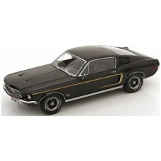 KKDC181393 - 1/18 FORD MUSTANG GT FASTBACK 1968 - BLACK