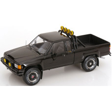 KKDC181561 - 1/18 TOYOTA TRUCK XTRA CAB 4X4 HILUX 1985 BLACK -BACK TO THE FUTURE III - LOOK ALIKE