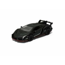 KT5370WBK - 1/36 LAMBOURGHINI VENENO MATT BLACK