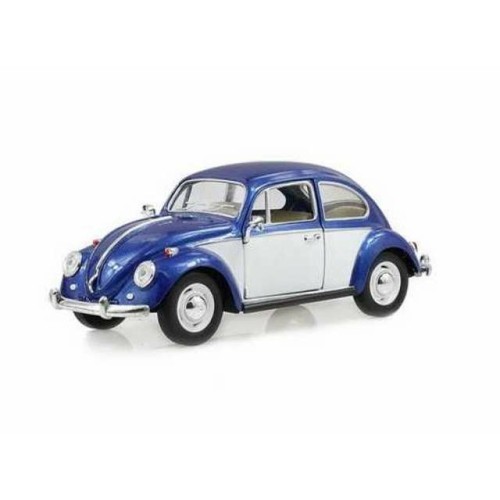 KT5373WB - 1/32 1967 VOLKSWAGEN CLASSIC BEETLE BLUE/WHITE