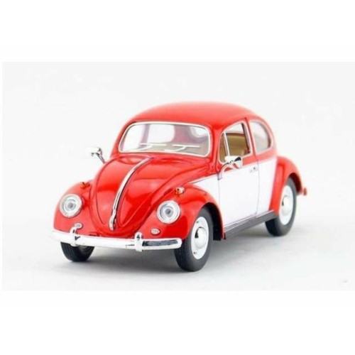 KT5373WR - 1/32 1967 VOLKSWAGEN CLASSIC BEETLE RED/WHITE