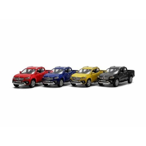 KT5410D-12 - 1/36 MERCEDES-BENZ X-CLASS PICK-UP ASSORTMENT TRAY OF 12 WITH 4 COLOURS IN THE TRAY (RED BLUE YELLOW BLACK).