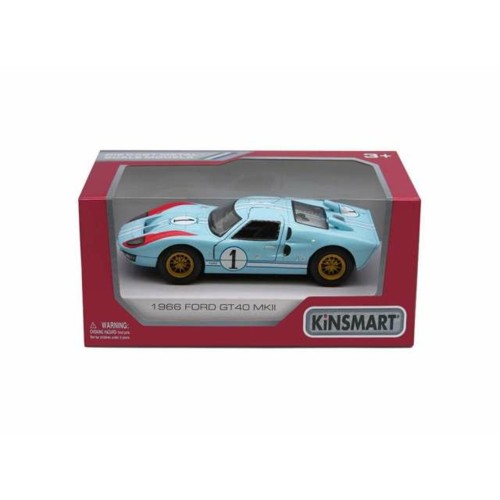 KT5427WB - 1/36 FORD GT40 MKII HERITAGE EDITION NO.1 BLUE ORANGE 1966