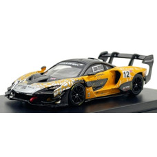 LCD64024OR - 1/64 MCLAREN SENNA GTR- ELECTROPLATE ORANGE NO.12