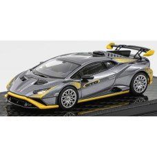 LCD64043S - 1/64 LAMBORGHINI HURACAN STO SILVER GREY (TAILGATE CAN BE OPENED)