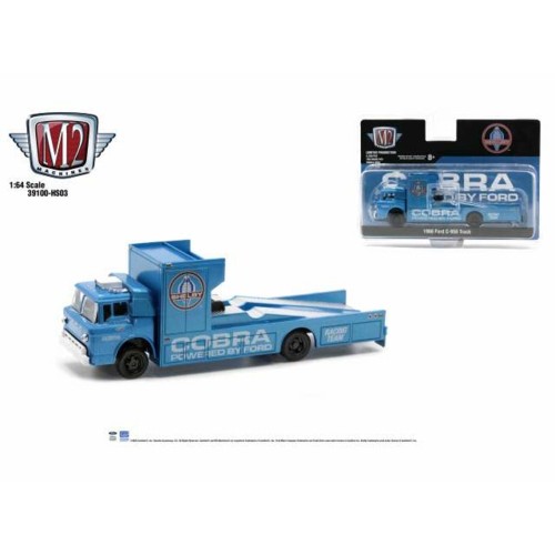 M2-39100HS03 - 1/64 FORD C-950 TRUCK SHELBY COBRA BLUE
