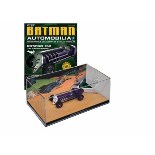 MAGBAT053 - 1/43 BATMAN BATMOBILE BATMAN NO.52 (JOKER ROADSTER), PURPLE (CRACKED CASES)