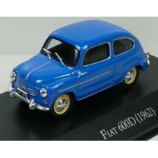 MAGLX04 - 1/43 FIAT 600D (FITITO) BLUE UNFORGETABLE CARS - ARGENTIA