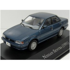 MAGLX132 - 1/43 NISSAN SENTRA MET. GREY (RAL 7011) 1991 UNFORGETABLE CARS - ARGENTINA