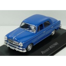 MAGLX35 - 1/43 PEUGEOT 403 BLUE 1960 BLUE UNFORGETABLE CARS - ARGENTINA