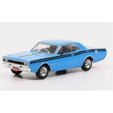 MAGLX39 - 1/43 DODGE POLARA RT 1974 BLUE W/BLACK STRIPE UNFORGETABLE CARS - ARGENTINA
