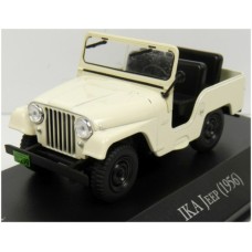 MAGLX69 - 1/43 IKA JEEP CREAM 1956 UNFORGETABLE CARS - ARGENTINA