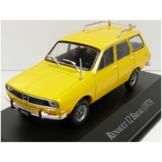 MAGLX72 - 1/43 RENAULT 12 BREAK YELLOW 1973 UNFORGETABLE CARS - ARGENTINA