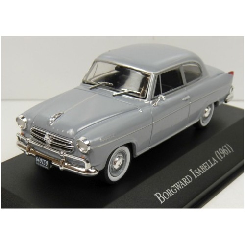 MAGLX80 - 1/43 BORGWARD ISABELLE TS GREY 1961 UNFORGETABLE CARS - ARGENTINA
