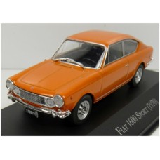 MAGLX84 - 1/43 FIAT 1600 SPORT ORANGE 1970 UNFORGETABLE CARS - ARGENTINA