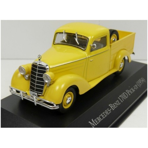 MAGLX86 - 1/43 MERCEDES-BENZ 170D YELLOW 1954 UNFORGETABLE CARS - ARGENTINA