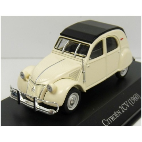 MAGLX87 - 1/43 CITROEN 2CV WHITE 1962 UNFORGETABLE CARS - ARGENTINA