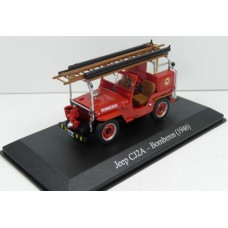 MAGLXS11 - 1/43 JEEP CJ2A (1946) BOMBEROS - ARGENTIA SERVICE VEHICLES
