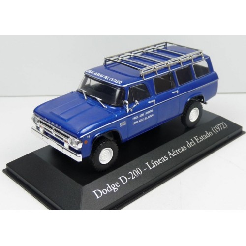 MAGLXS12 - 1/43 DODGE D200 (1972) LINEAS AEREAS DEL ESTADO ARGENTIA SERVICE VEHICLES