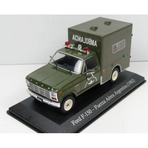 MAGLXS13 - 1/43 FORD F-150 (1982) FUERZA AEREA ARGENTINA ARGENTIA SERVICE VEHICLES