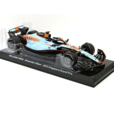 MAGMX102 - 1/24 WILLIAMS FW45 ALEXANDER ALBON 2023 - SINGAPORE GRAND PRIX F1 - BLISTER PACKAGING
