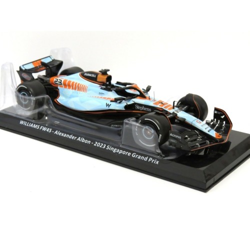MAGMX102 - 1/24 WILLIAMS FW45 ALEXANDER ALBON 2023 - SINGAPORE GRAND PRIX F1 - BLISTER PACKAGING MAGMX102 - 1/24 WILLIAMS FW45 ALEXANDER ALBON 2023 - SINGAPORE GRAND PRIX F1 - BLISTER PACKAGING